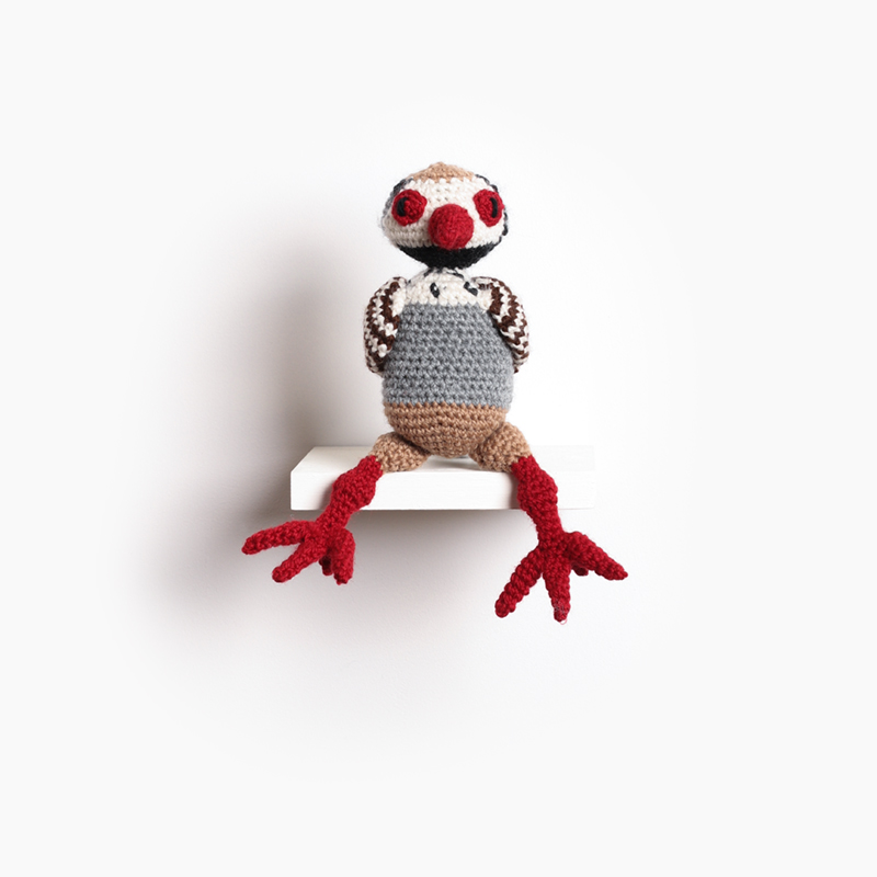 Felix the Red-Legged Partridge crochet pattern